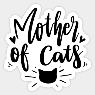 Mother of cats Sticker